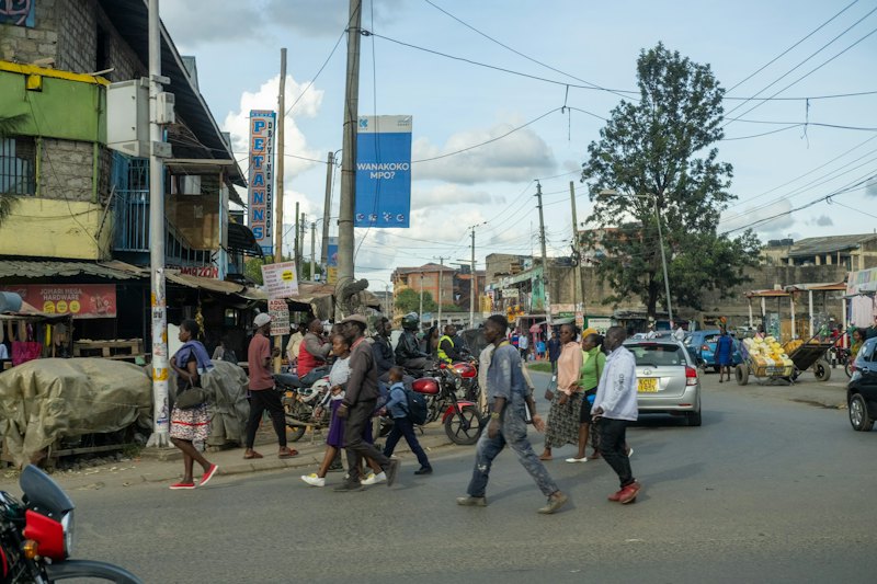 Street intercepts where people shop and commute